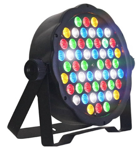 Proiector PAR 54 LED-uri Lumini Scena JOC de lumini Dj sau Club Club imagine noua 2022